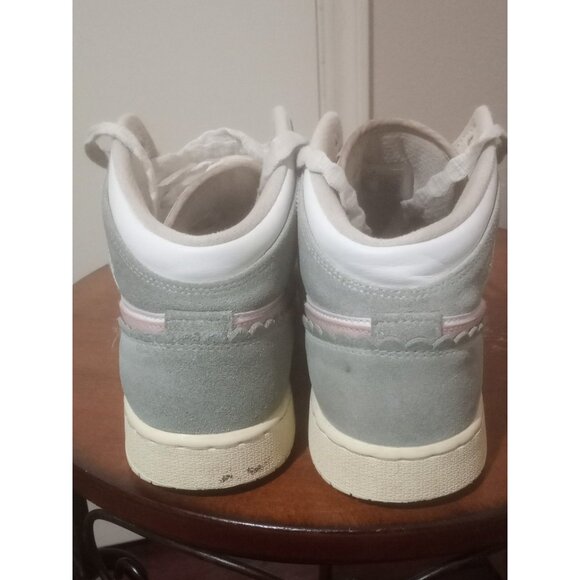 Nike Air Jordan 1 Shoes Size Women 8.5 /7Y Retro Scalloped Edge Pink DZ5361-100 - Picture 9 of 13